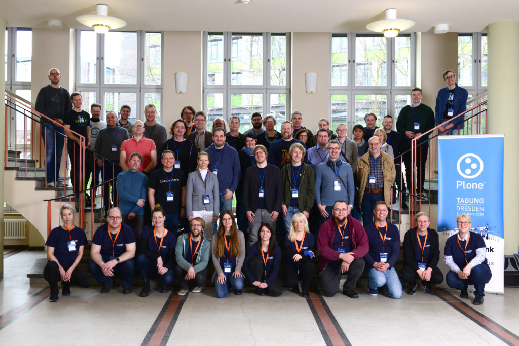 Gruppenfoto der Teilnehmer der Plone-Tagung