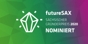 Icon zur Nominierung vom futureSAX Gründerpreis