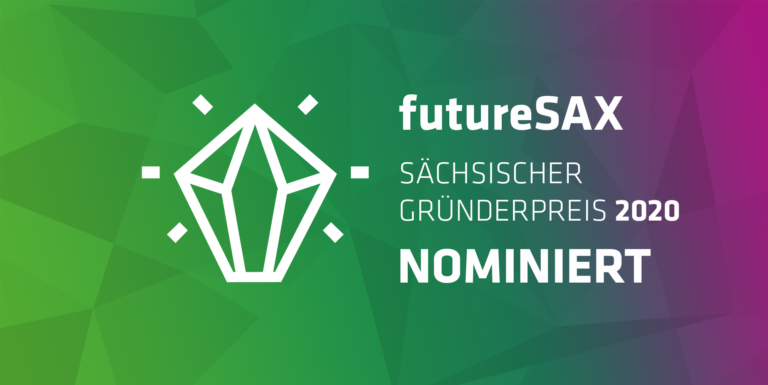 Icon zur Nominierung vom futureSAX Gründerpreis