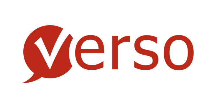 Verso Logo und Schriftzug