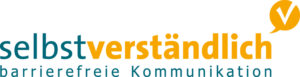 Logo der Agentur selbstverständlich für barrierefreie Kommunikation