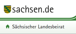 Webseite sachsen.de über den Landesbeirat