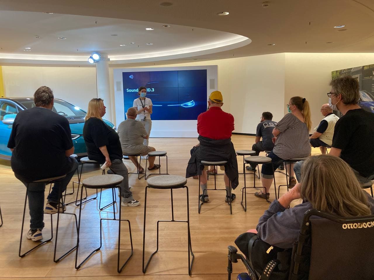 Stationen der Führung in der Gläsernen Manufaktur
