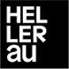 Logo des Festspielhauses Hellerau, schwarzes Quadrat mit weißem Schriftzug Hellerau